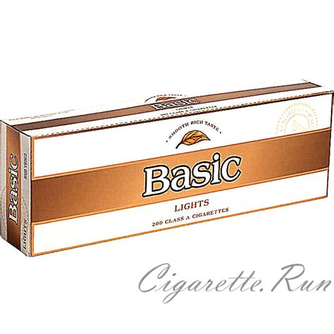 Basic Lights Gold Pack Soft Pack Cigarettes | Cigarette.Run