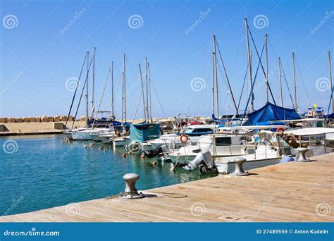 The Port at Jaffa in Israel Stock Image - Image of summer, rope: 27489559