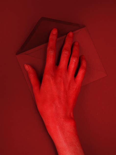 red right hand on Behance