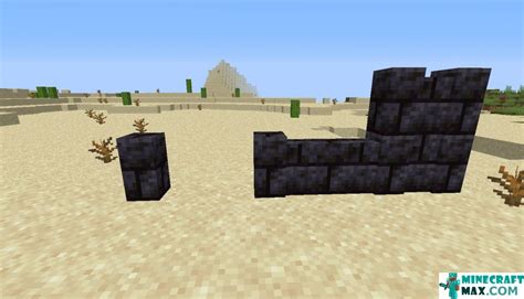 How to make Polished blackened brick fence in Minecraft | Minecraft-Max.com