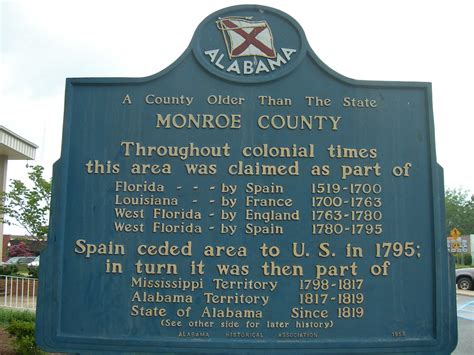 Monroe County Historic Marker | Monroeville, Alabama | Jimmy Emerson ...