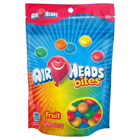 This Airheads Bites Standup Bag gives you the same intense Airheads ...