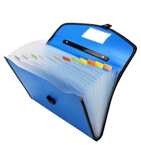 Expandable File Folder with 13 Document Leafs, Alphabets Labels and ...