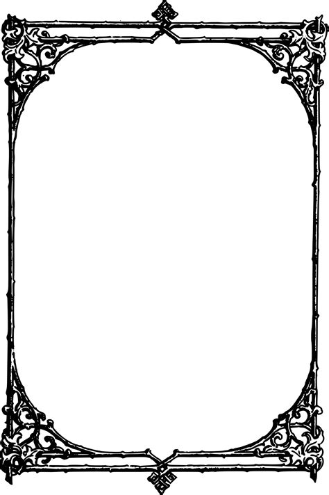 Rectangle Frame Clipart, Decorative clipart rectangle, Decorative ...