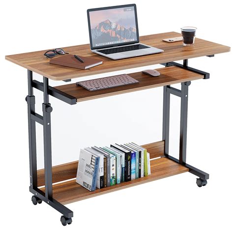 Buy Dripex Computer Desk Mobile, Portable Office Desk with Movable ...