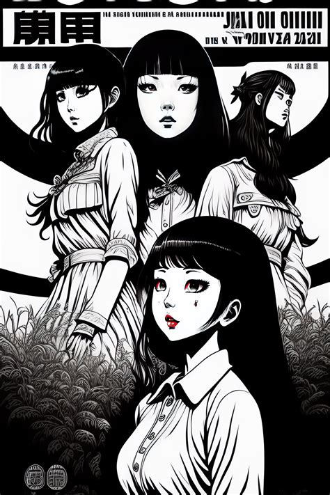 Lexica - A horror movie in a junji ito art style, horror manga, ultra ...