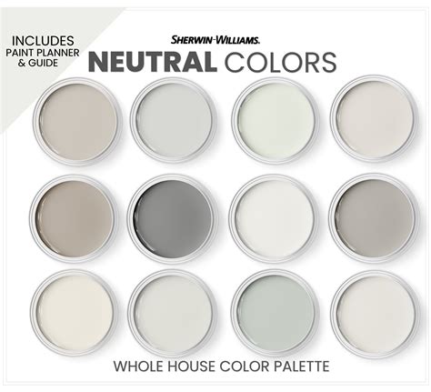 Neutral Paint Colors for Living Room Bedroom Kitchen - Etsy