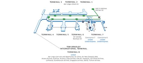 Lax Terminal 7 Gate Map - Best Map of Middle Earth