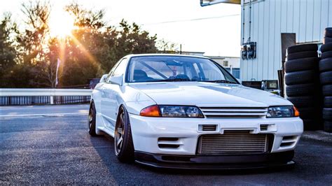 white nissan skyline r32 jdm car 4k 5k hd JDM Wallpapers | HD ...