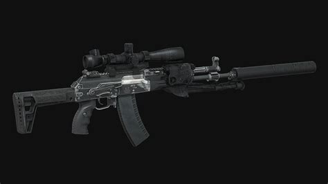 Tactical AK-12 SPR DMR Mode Assault Rifle - 3D model by momsboxtv ...