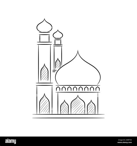 Mosque sketch hi-res stock photography and images - Alamy