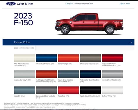 Ford 2024 F150 Colors - Elfie Ronnie