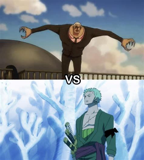 Current Daz Bonez (Mr 1) vs Start of Timeskip Zoro : r/OnePiecePowerScaling