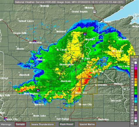 Interactive Hail Maps - Hail Map for Albert Lea, MN