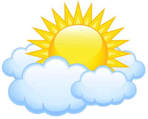 sun and clouds png - Clip Art Library