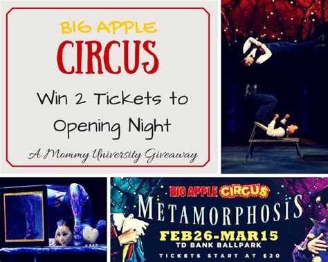 Win 2 Tickets to the Big Apple Circus | Mommy University