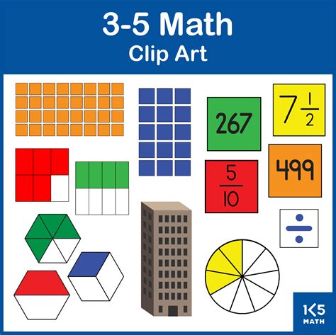 Math Blocks Clipart