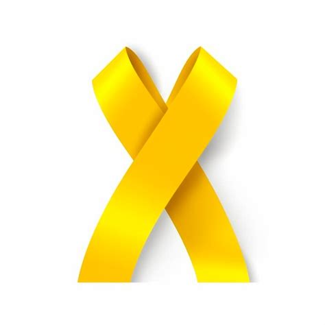 Premium AI Image | Yellow ribbon suicide prevention