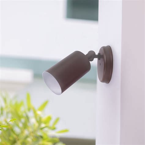 Nicor Lighting 1-Light 5-in H Bronze Outdoor Wall Light 11518 at Lowes.com