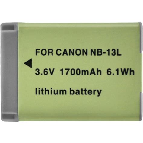 General Brand Replacement Battery for Canon NB-13L | BuyDig.com