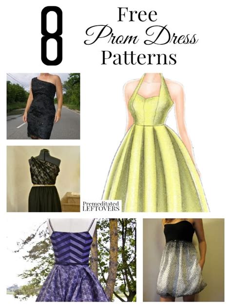 8 Free Prom Dress Patterns