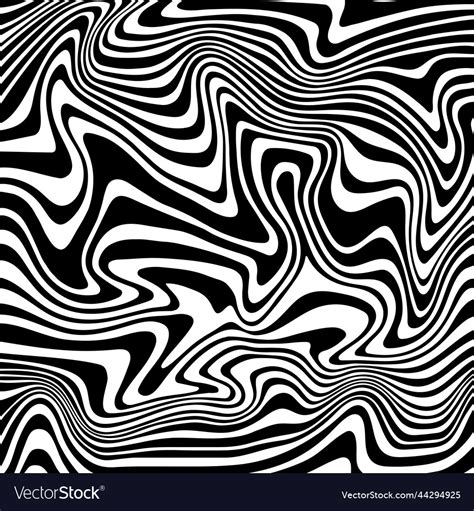 White Swirl On Black Background