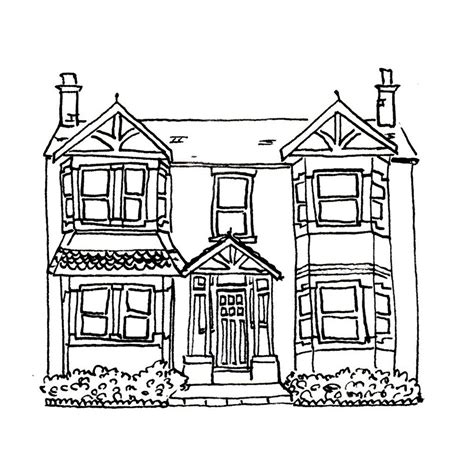 House Portraits and Illustrated Buildings — Jen Russell-Smith Illustration