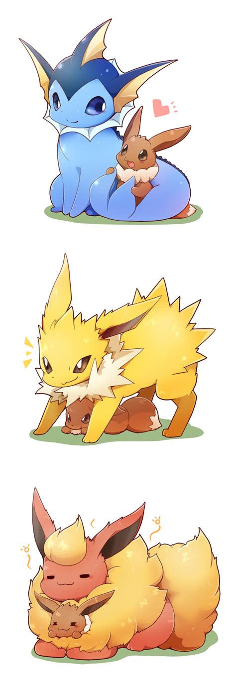 Vaporeon And Flareon