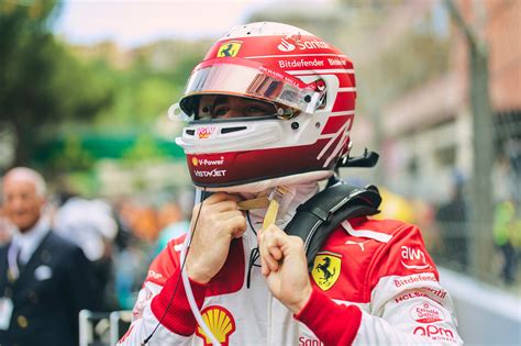 Charles Leclerc's Helmet Fetches Record Price At Auction