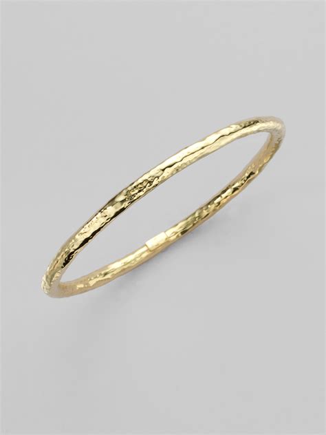 Ippolita Glamazon 18k Yellow Gold #2 Bangle Bracelet in Metallic | Lyst