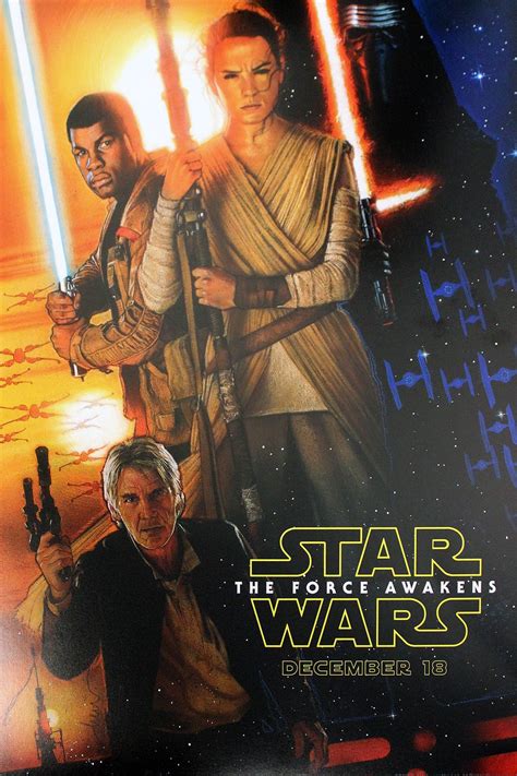 This is the new movie poster for Star Wars: The Force Awakens | The Verge