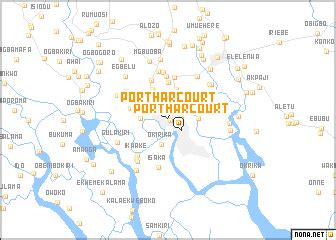 Port Harcourt (Nigeria) map - nona.net