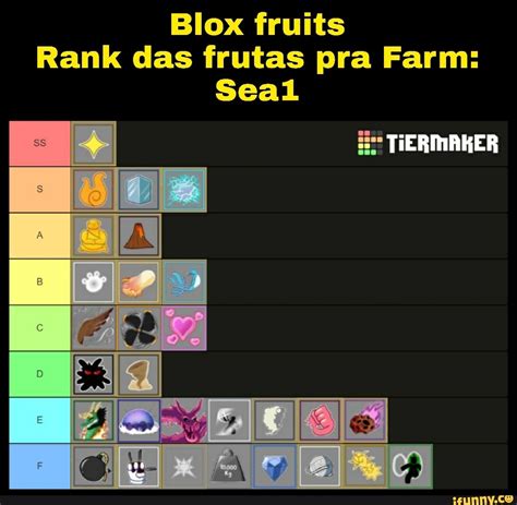 Blox fruits Rank das frutas pra Far Seal - iFunny