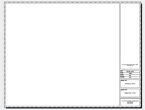 Title Block Template Autocad Download - okdamer