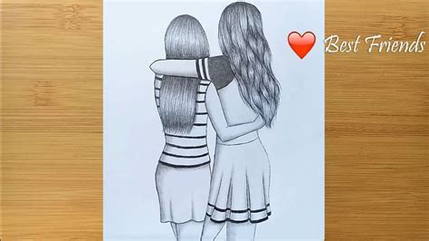 10+ Best For Two Bff Drawings Brown Hair - Sarah Sidney Blogs