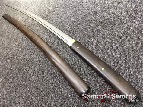 Sharp Handmade Carbon Steel Shirasaya Katana Sword w/ Wood Handle ...