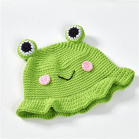 Pattern Only Frog Bucket Hat Crochet PDF Pattern - Etsy