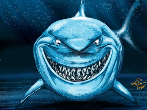 Bruce the Shark by true2theART on DeviantArt