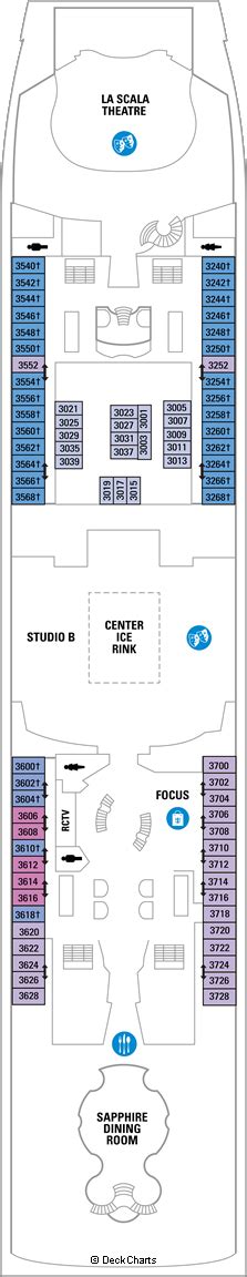 Royal Caribbean Voyager of the Seas Deck Plans: Ship Layout, Staterooms ...