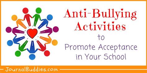 12 Highly Effective Anti-Bullying Activities » JournalBuddies.com