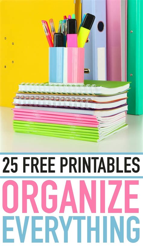 Free Printable Forms For Organizing Moacdesign - Riset