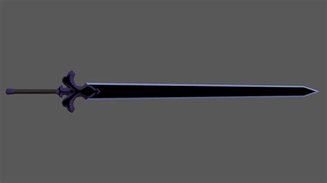 SAO Alicization Night Sky Sword - Download Free 3D model by syahhz ...