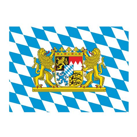 Bayern Wappen / Bayern mit Wappen Flagge kaufen - 90 x 150 cm ...