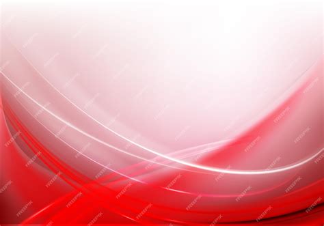 Premium Vector | Light red abstract background with smooth thin lines.