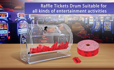 Amazon.com : GSE Acrylic Raffle Drum, Professional Raffle Ticket ...