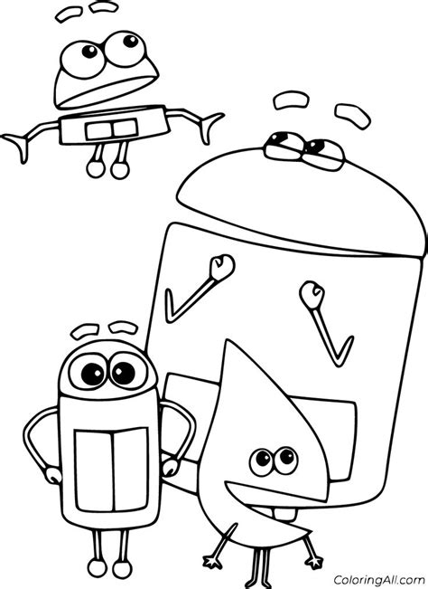 24 free printable StoryBots coloring pages in vector format, easy to ...