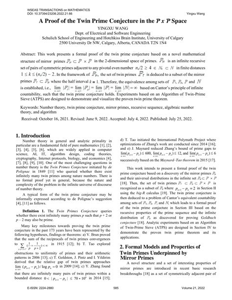 (PDF) A Proof of the Twin Prime Conjecture in the Ƥ x Ƥ Space