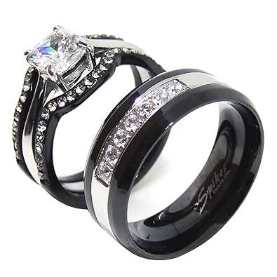 Wedding Ring Black Couple - Wedding Rings Sets Ideas