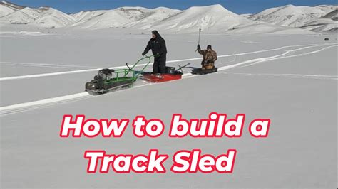 Build Your Own track sled for Cheap! part 1 - YouTube