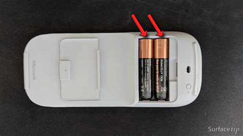 How to replace Surface Arc Mouse Batteries - SurfaceTip